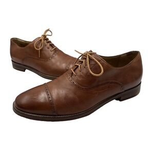 Cole Haan Brown Leather Oxfords